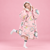Couverture à capuche SNUGLFIT™ pour enfants - Licorne