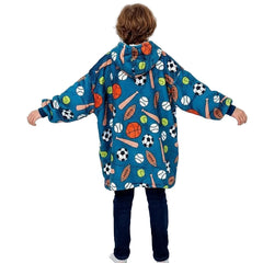 SNUGLFIT Hoodie Blanket Kids Sports