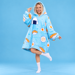 SNUGLFIT Hoodie Blanket Shushi Print